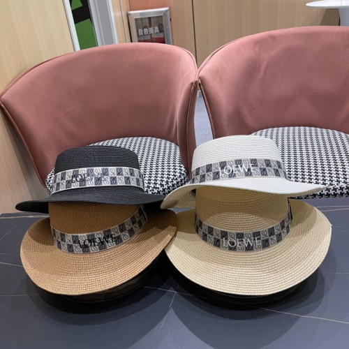 Loewe Fashion Woven Sun Shaded Straw Hat