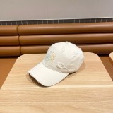 Loewe Classic Contrast Logo Washed Cowboy Baseball Hat Couple Broken Duck Tongue Hat