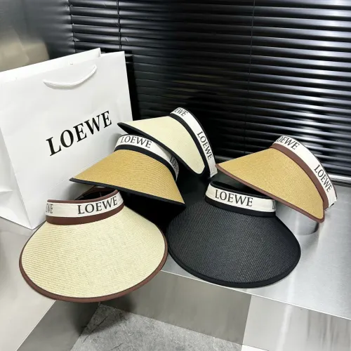 Loewe Color Block Sunscreen Empty Top Hat