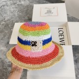 Loewe Rainbow Hollow Woven Fisherman Hat
