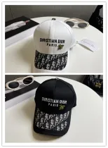 Dior Classic Logo Embroidered Baseball Hat Versatile Couple Sunshade Hat