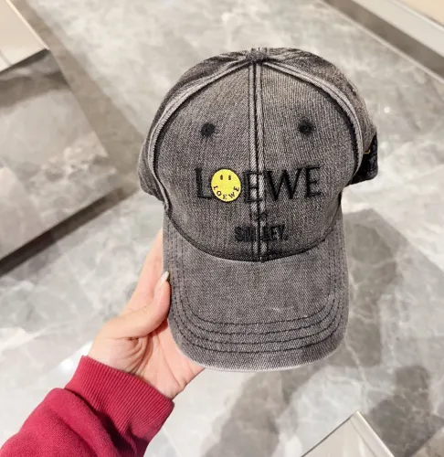 Loewe Four Seasons Contrast Embroidered Logo Baseball Hat