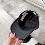 Dior Old Flower Embroidered Baseball Hat Couple Sunshade Hat