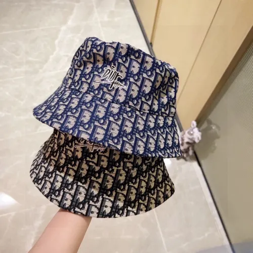 Dior Classic Old Flower Sunshade Fisherman Hat