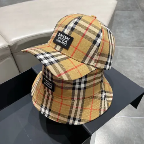 Burberry Classic Couple Sunshade Baseball Hat Fisherman Hat