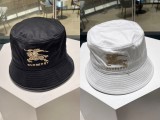 Burberry Trendy Warhorse Embroidered Fisherman Hat Unisex Classic Sun Hat