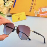 Louis Vuitton Metal Double Beam Polarized Sunglasses Men's Toad Mirror