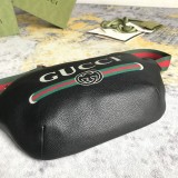 Gucci 493869 Classic Shoulder Bag Fashion Pocket Bag Black Size: 28*17.5*7.6CM