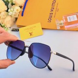 Louis Vuitton Metal Double Beam Polarized Sunglasses Men's Toad Mirror