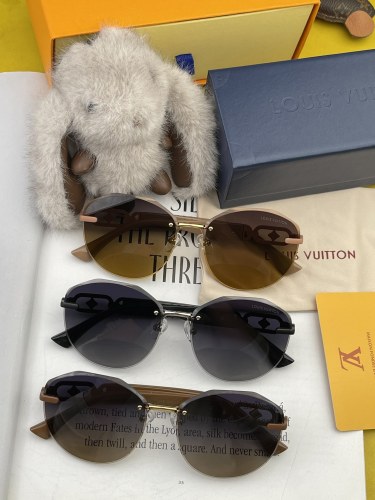 Louis Vuitton Personalized Fashion Round Frame Sunglasses