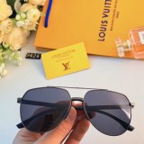 Louis Vuitton Metal Double Beam Polarized Sunglasses Men's Toad Mirror
