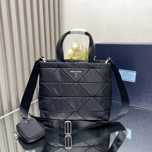 Prada System Classic Tote Bag Fashion Simplicity Crossbody Bag 1BG380 Size：25*21.5*13CM