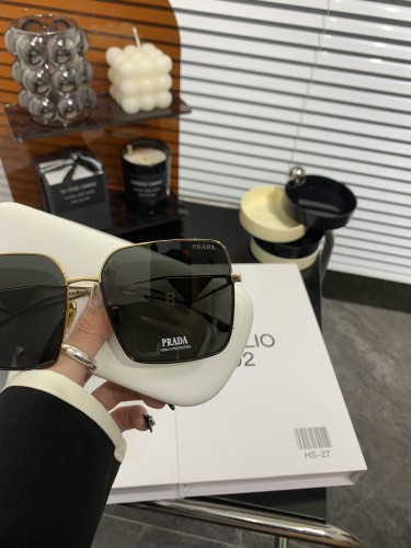 Prada Fashion Large Frame Casual Sunglasses
