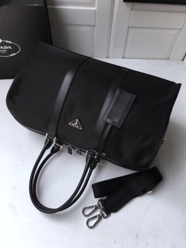 Prada Fashion Simplicity Hangbag Traveling Bag 1V19S Size：48*26*16.5CM