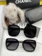 Chanel Fashion Pearl Large Frame Polarized Sunglasses