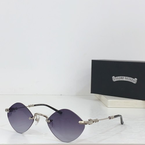 Chrome Hearts Personalized Fashion Frameless Sunglasses Size: 56-14-146