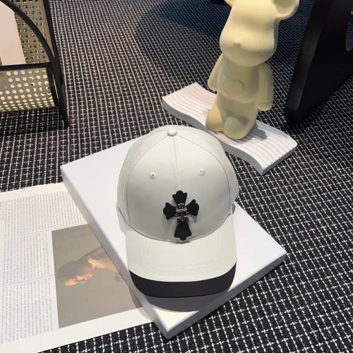 Chrome Hearts Retro Cross Baseball Hat Unisex Versatile Duck Tongue Hat