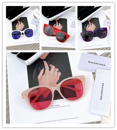 Balenciaga Double B Logo Sunglasses Size: 57-18-145