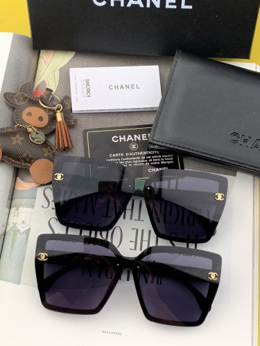 Chanel Fashion Large Frame Polarized Too Glasses