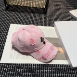 Chrome Hearts Embroidered Baseball Hat Washed Versatile Duck Tongue Hat
