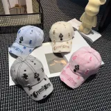 Chrome Hearts Embroidered Baseball Hat Washed Versatile Duck Tongue Hat