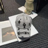 Chrome Hearts Embroidered Baseball Hat Washed Versatile Duck Tongue Hat