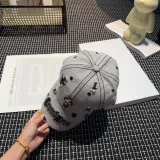 Chrome Hearts Embroidered Baseball Hat Washed Versatile Duck Tongue Hat