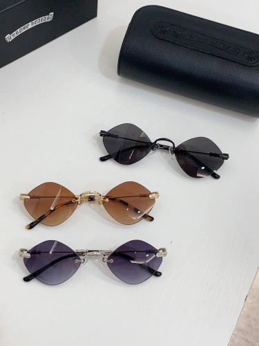 Chrome Hearts Personalized Fashion Frameless Sunglasses Size: 56-14-146