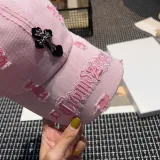 Chrome Hearts Embroidered Baseball Hat Washed Versatile Duck Tongue Hat