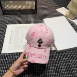 Chrome Hearts Embroidered Baseball Hat Washed Versatile Duck Tongue Hat