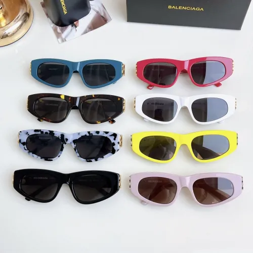 Balenciaga Classic Double B Logo Sunglasses Size: 53-19-135