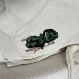 Dior Simple Fashion Logo Embroidered Knitted Sweater Pullover