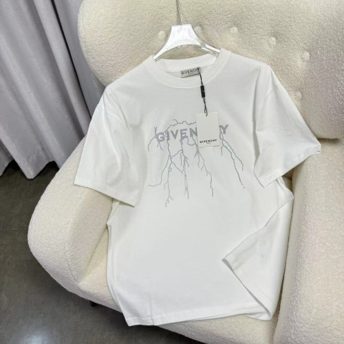 Givenchy Lightning-gradient Fluorescent Logo Letters Cotton T-shirt