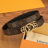 Louis Vuitton Fashion Trio Double Sided Belt 20MM