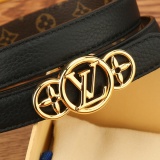 Louis Vuitton Fashion Trio Double Sided Belt 20MM