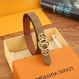 Louis Vuitton Fashion Trio Double Sided Belt 20MM