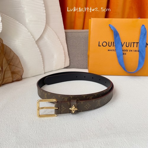 Louis Vuitton Classic Print Belt 25MM