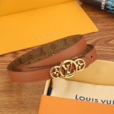 Louis Vuitton Fashion Trio Double Sided Belt 20MM