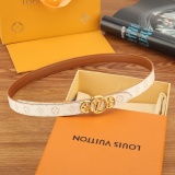 Louis Vuitton Fashion Trio Double Sided Belt 20MM