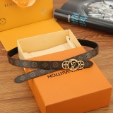 Louis Vuitton Fashion Trio Double Sided Belt 20MM