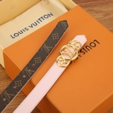 Louis Vuitton Fashion Trio Double Sided Belt 20MM