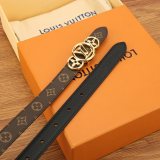 Louis Vuitton Fashion Trio Double Sided Belt 20MM