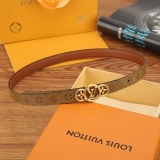 Louis Vuitton Fashion Trio Double Sided Belt 20MM