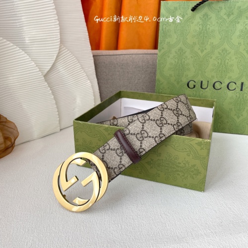 Gucci Classic Embossed Belt 40MM