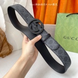 Gucci Classic Embossed Belt 40MM