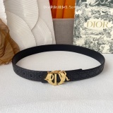 Dior Classic Embossed Belt 35MM
