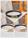 Louis Vuitton Fashion Versatile Belt 20MM