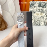 Dior Classic Embossed Belt 35MM