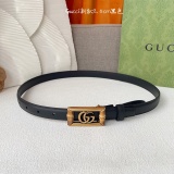 Gucci Fashion Square Buckle Belt 20MM