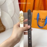 Louis Vuitton Fashion Versatile Belt 20MM